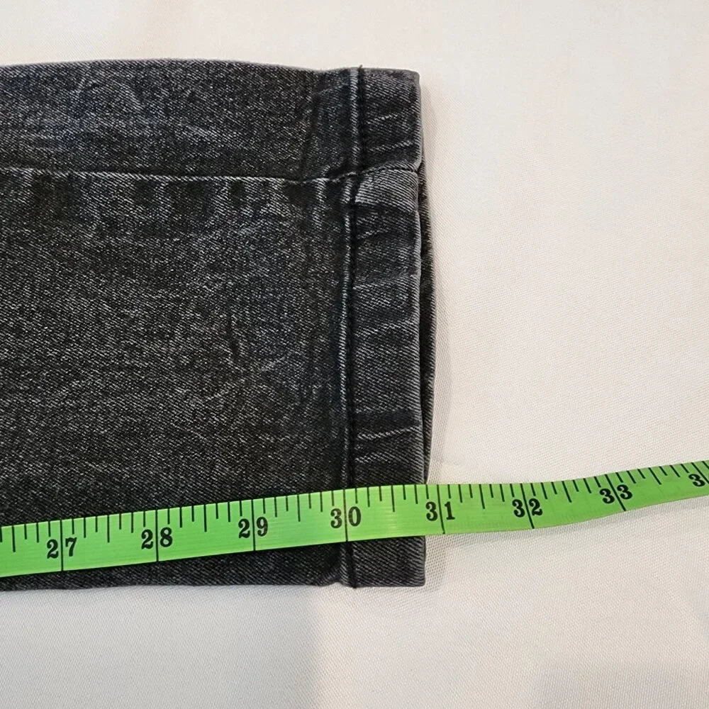 XRAY Jeans Mens 34x32 Black Straight Leg Denim Mid Rise 5 Pocket Streetwear
